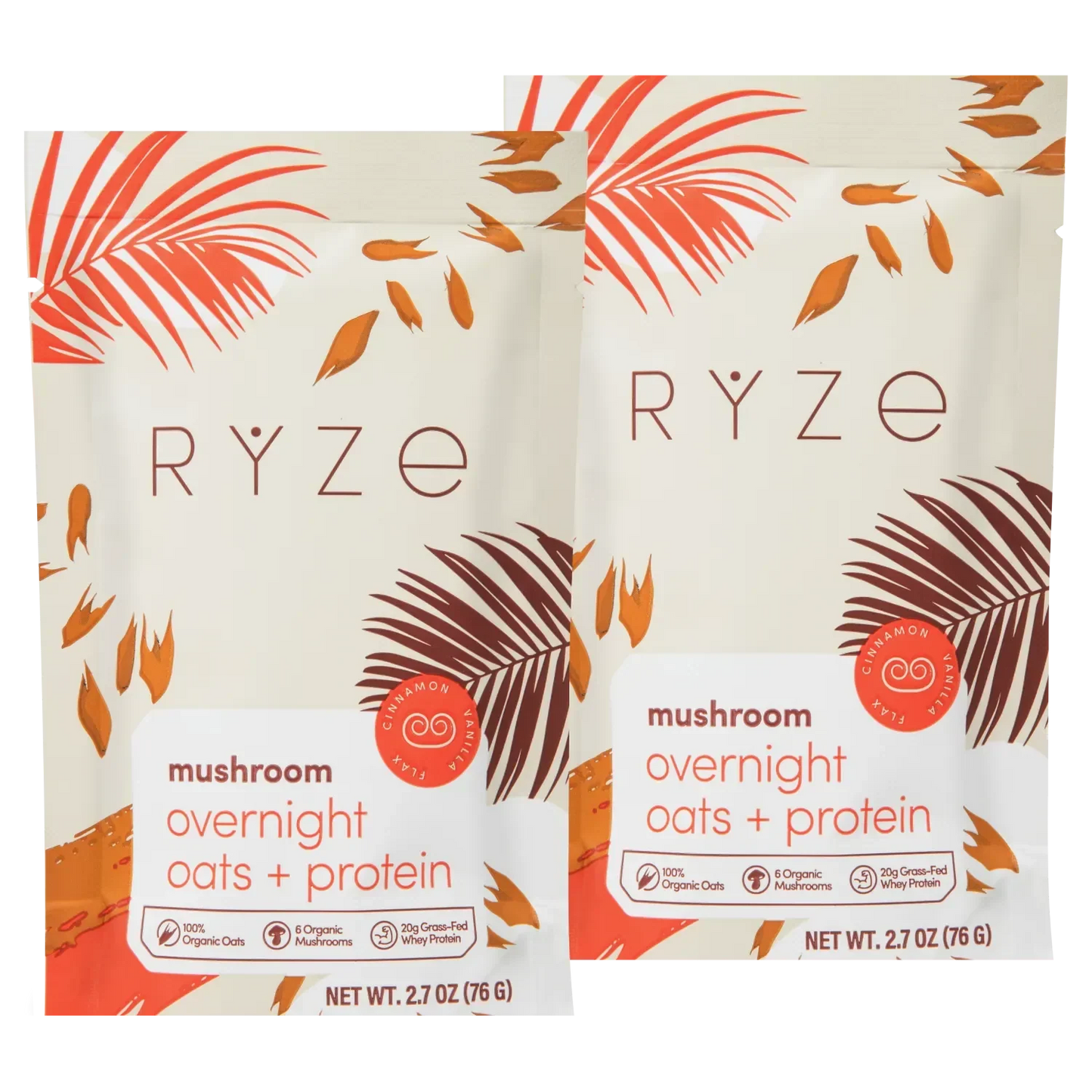 Mushroom Overnight Oats: 28 Servings